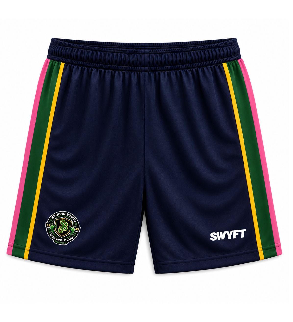 St John Bosco Navy Sublimated Training Shorts