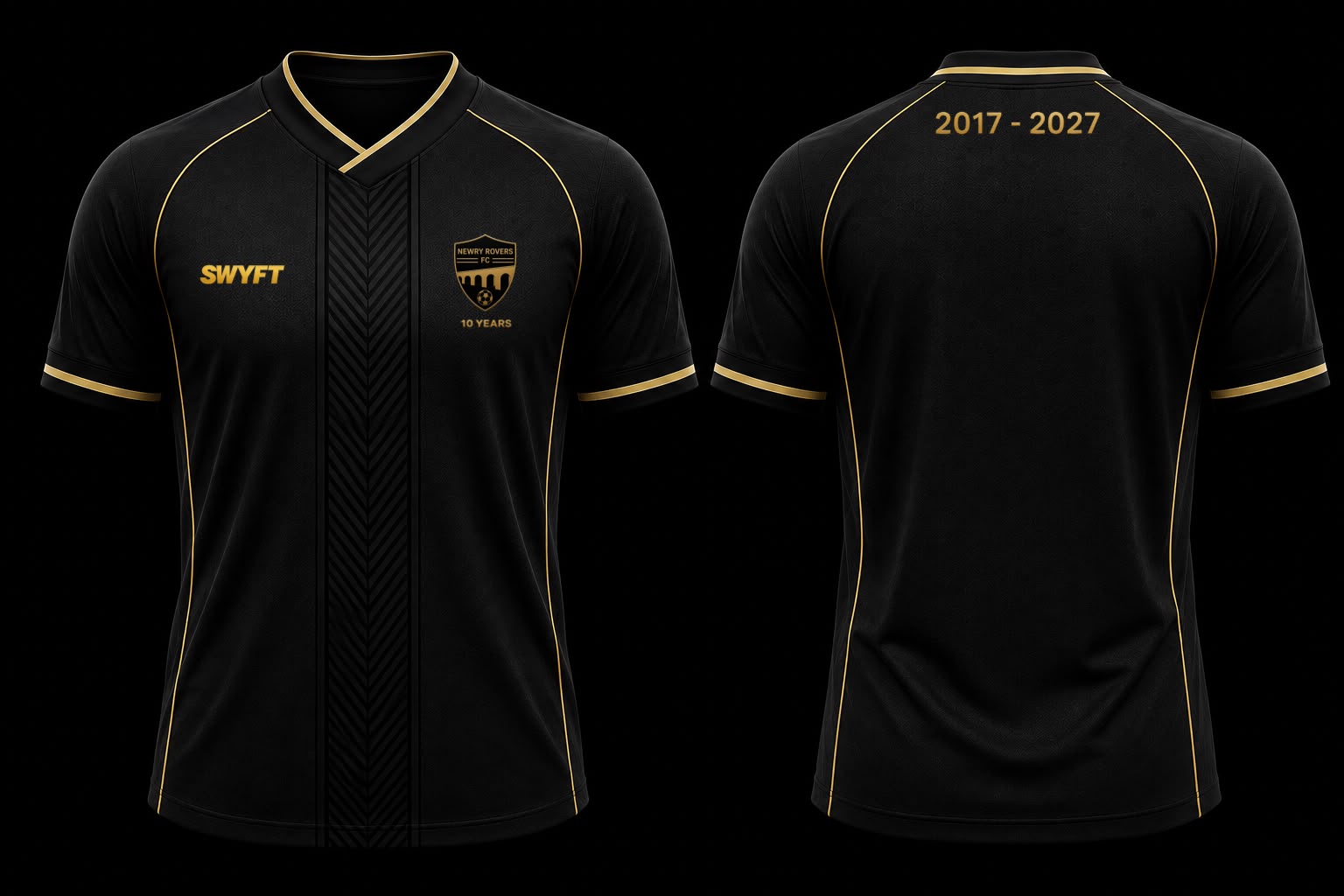 Newry Rovers FC 10 Years Anniversary Jersey