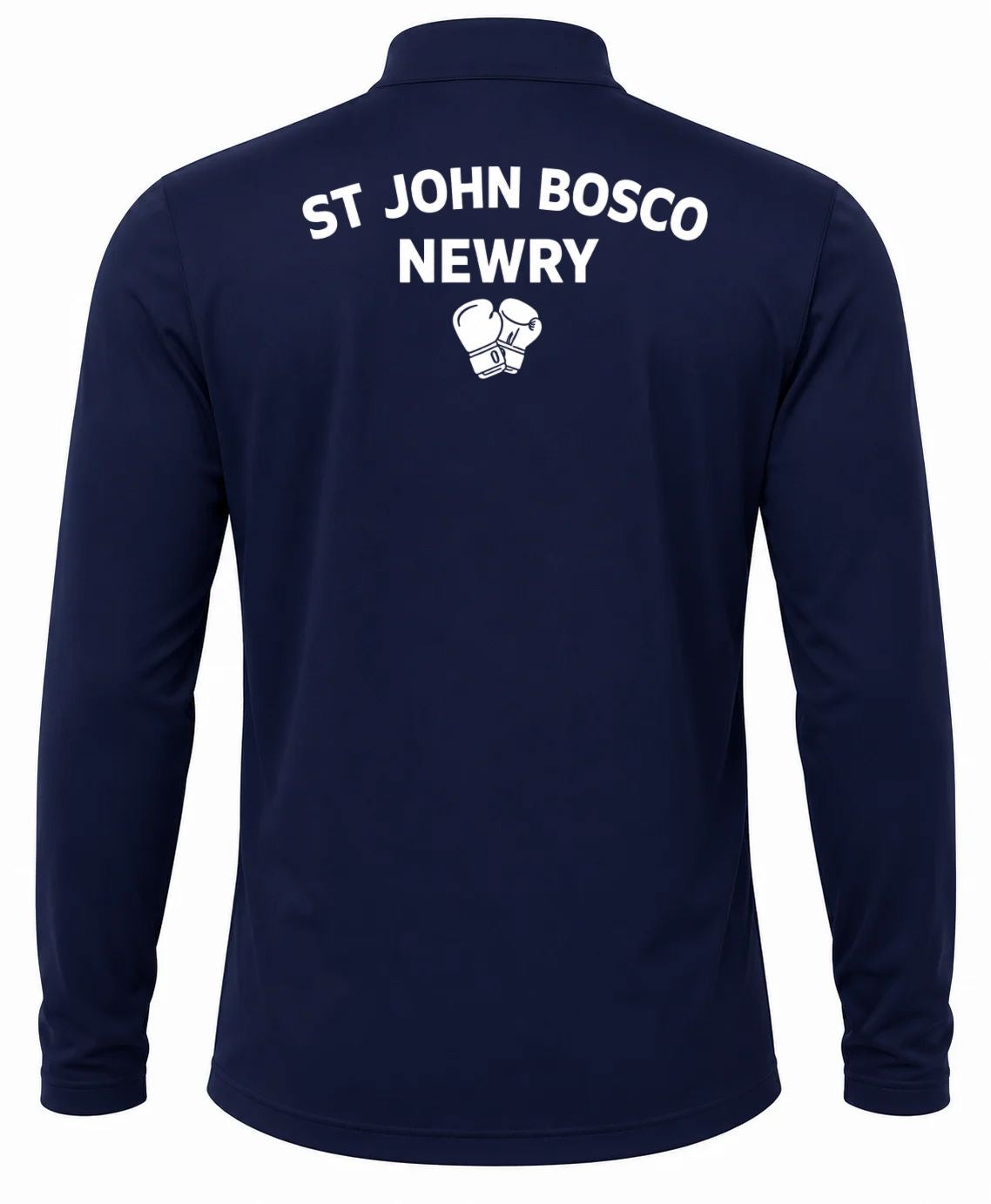 St John Bosco Halfzip Navy/Green