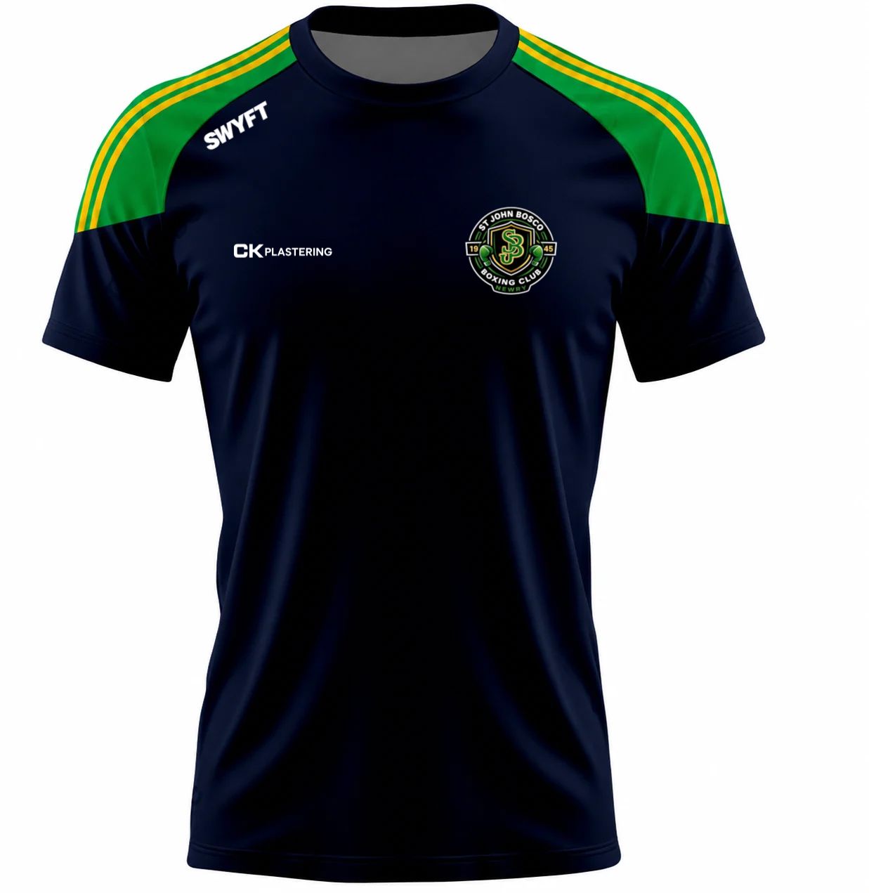 St John Bosco Training Navy/Yellow Fully Sublimated Leisure Top